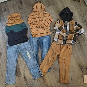 Stylish Kids' Hoodie and Jeans Set